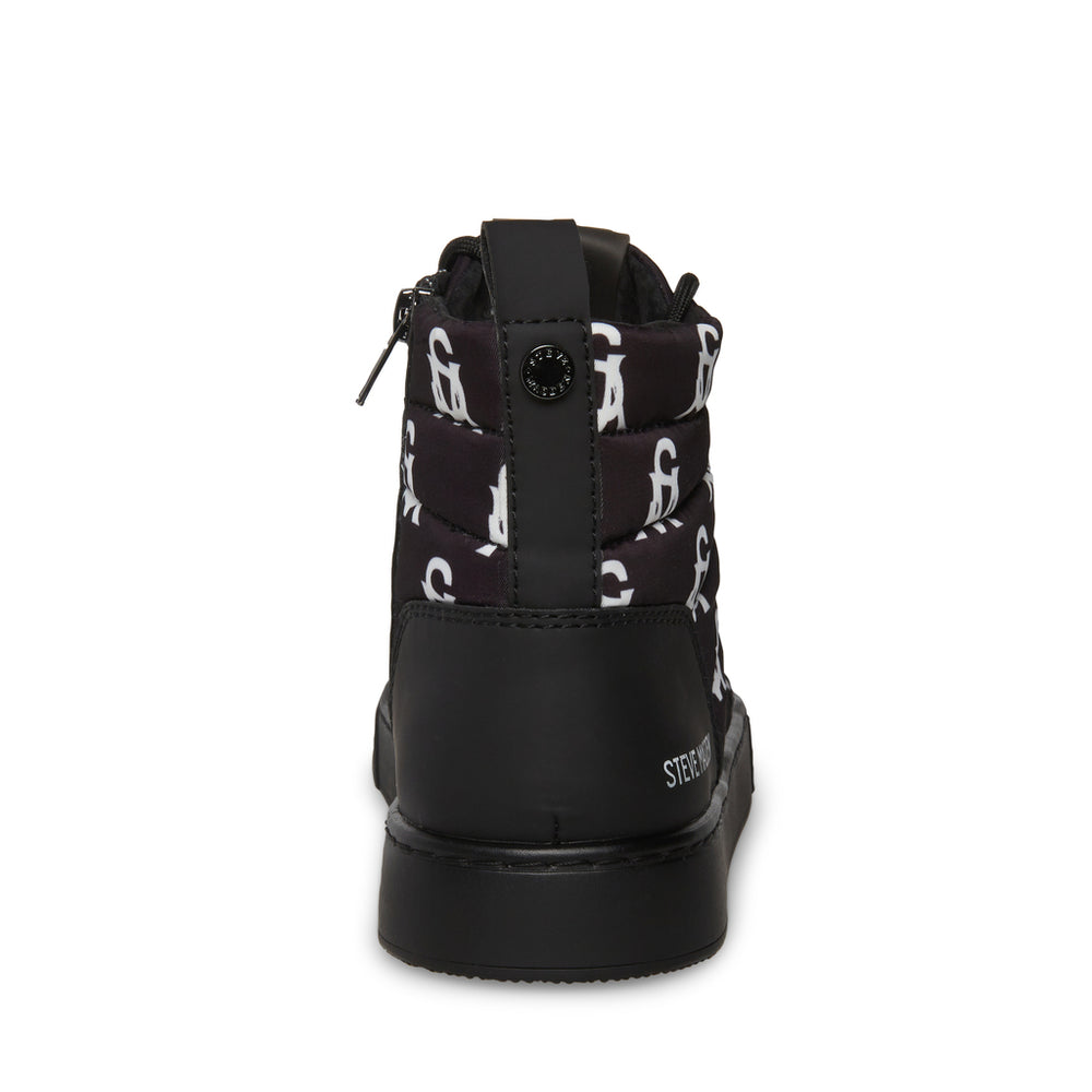 Steve Madden Men Praise Sneaker BLACK/WHTE Sneakers All Products