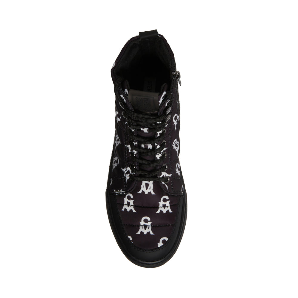 Steve Madden Men Praise Sneaker BLACK/WHTE Sneakers All Products