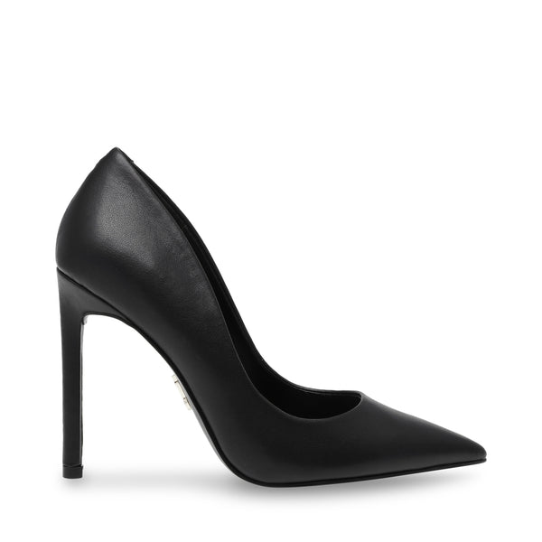 EVELYN Black Patent Point Toe Pump