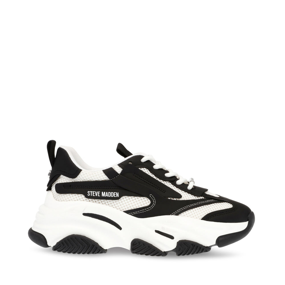 Steve Madden Possession-E Sneaker BLACK/WHTE Sneakers 90's Nostalgia