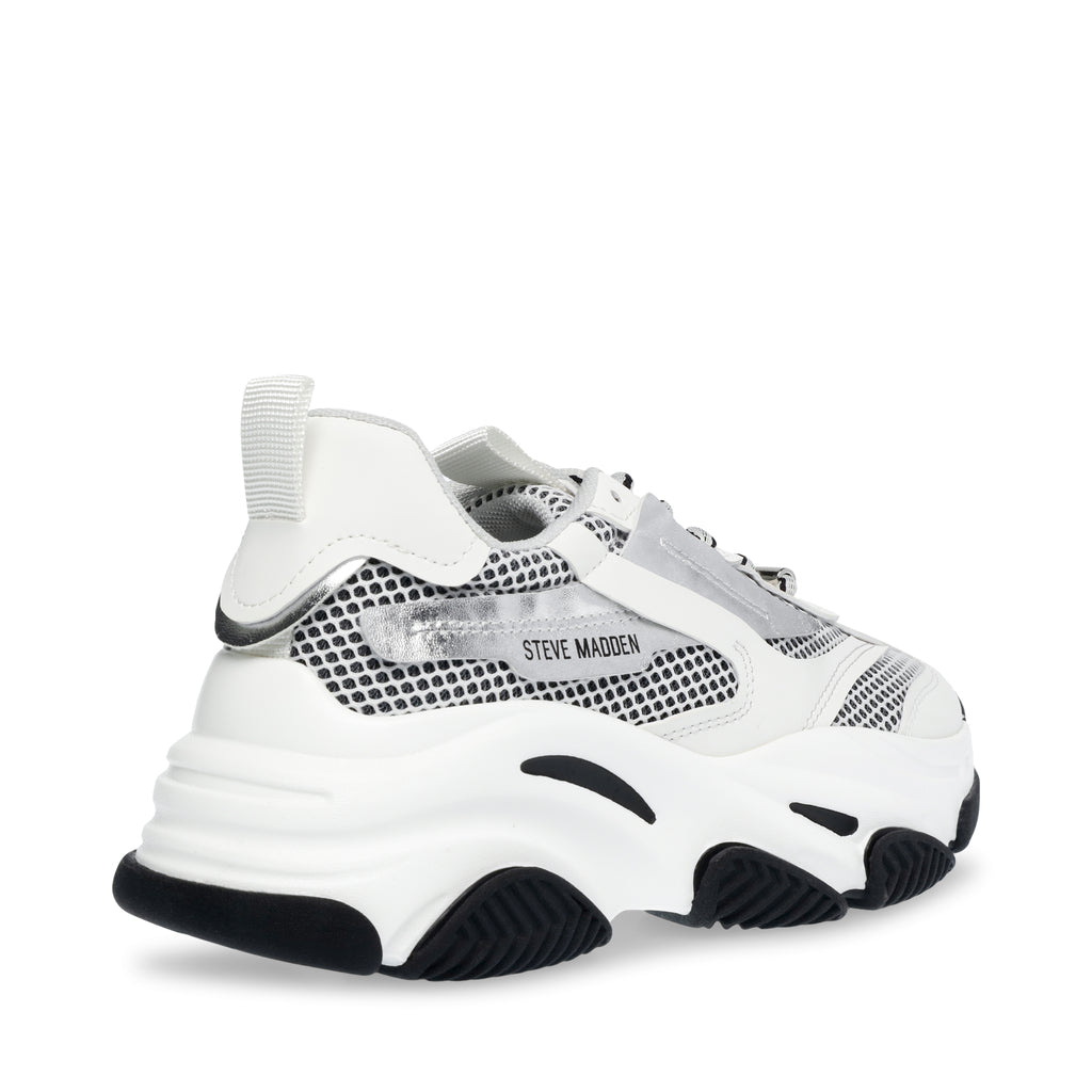 SALE【STEVE MADDEN】スタッズ スニーカー Possession Silver Possession-E Sneaker SILVER/WHITE – Steve Madden Europe