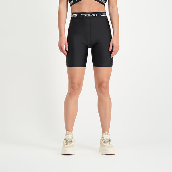 Steve Madden Apparel Ialert Biker Short BLACK Shorts All Products