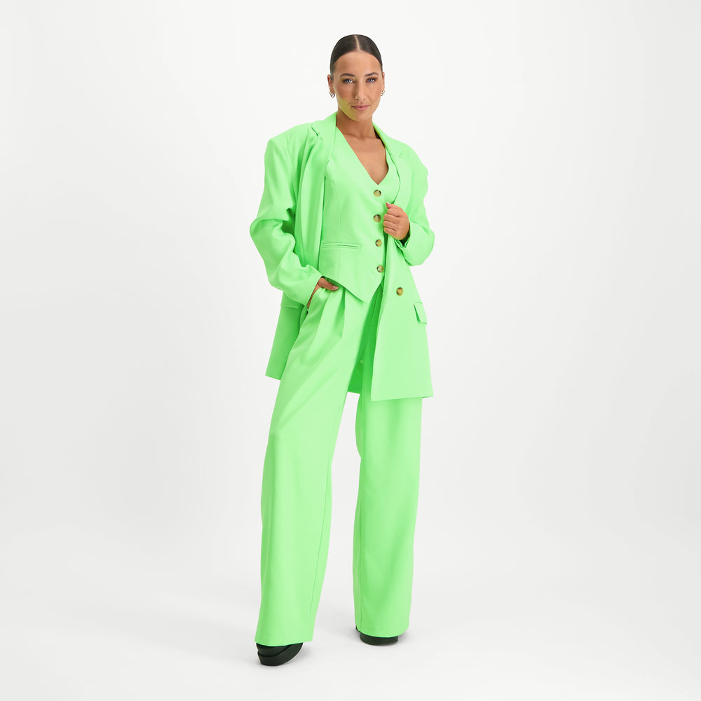 Steve Madden Apparel Isabella Pants NEON GREEN Pants All Products