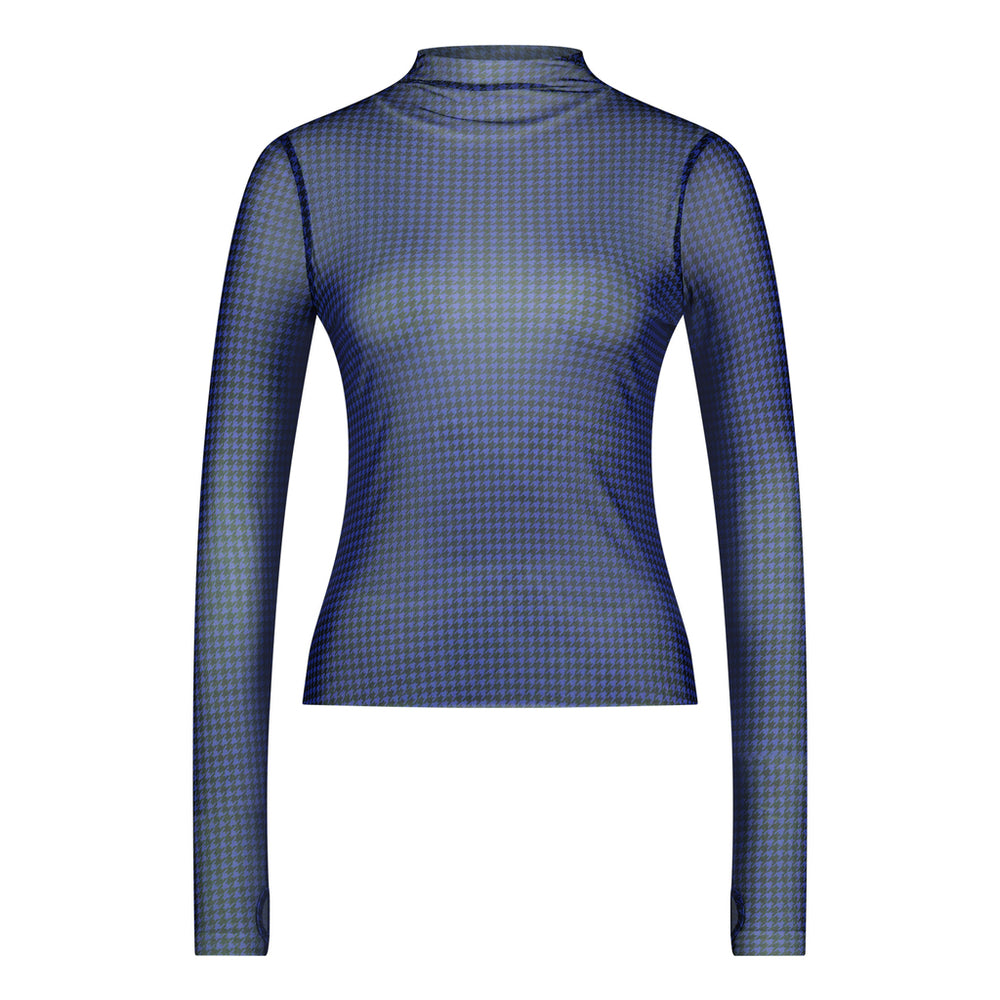 Steve Madden Apparel The Eliza Mesh Top BLUING Tops All Products