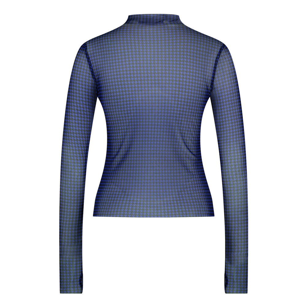 Steve Madden Apparel The Eliza Mesh Top BLUING Tops All Products