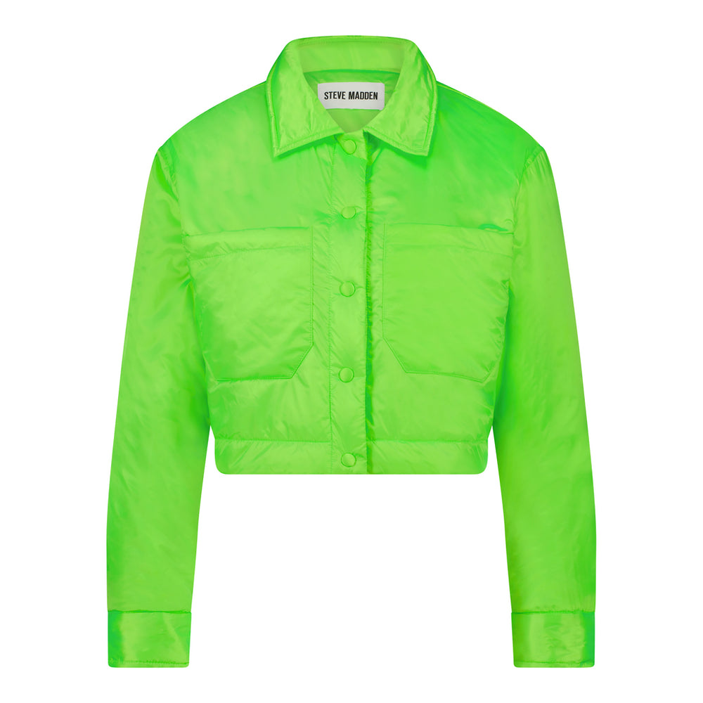 Steve Madden Apparel Charlotte Jacket LIGHT GREEN Jackets All Products